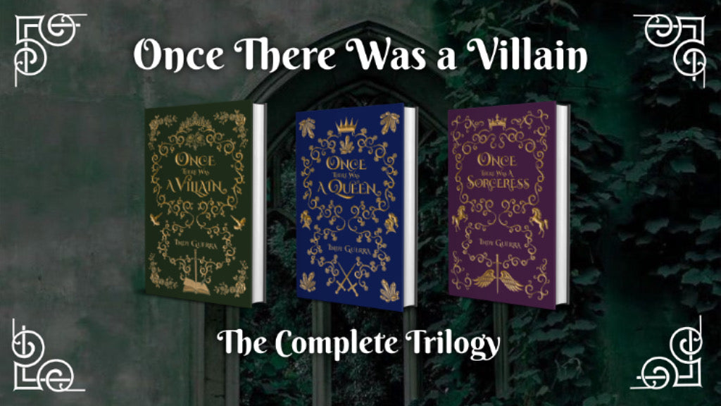 Bundle of Signed Once There Was a Villain Trilogy Paperbacks